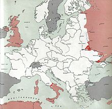 Map of Battlefront mid-November 1943