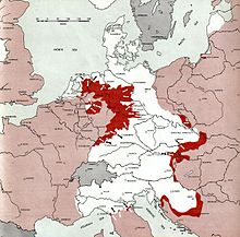 Map of Battlefront mid-Apr 1945