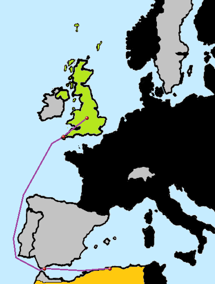 map of occupied Europe, mid-Nov.1942