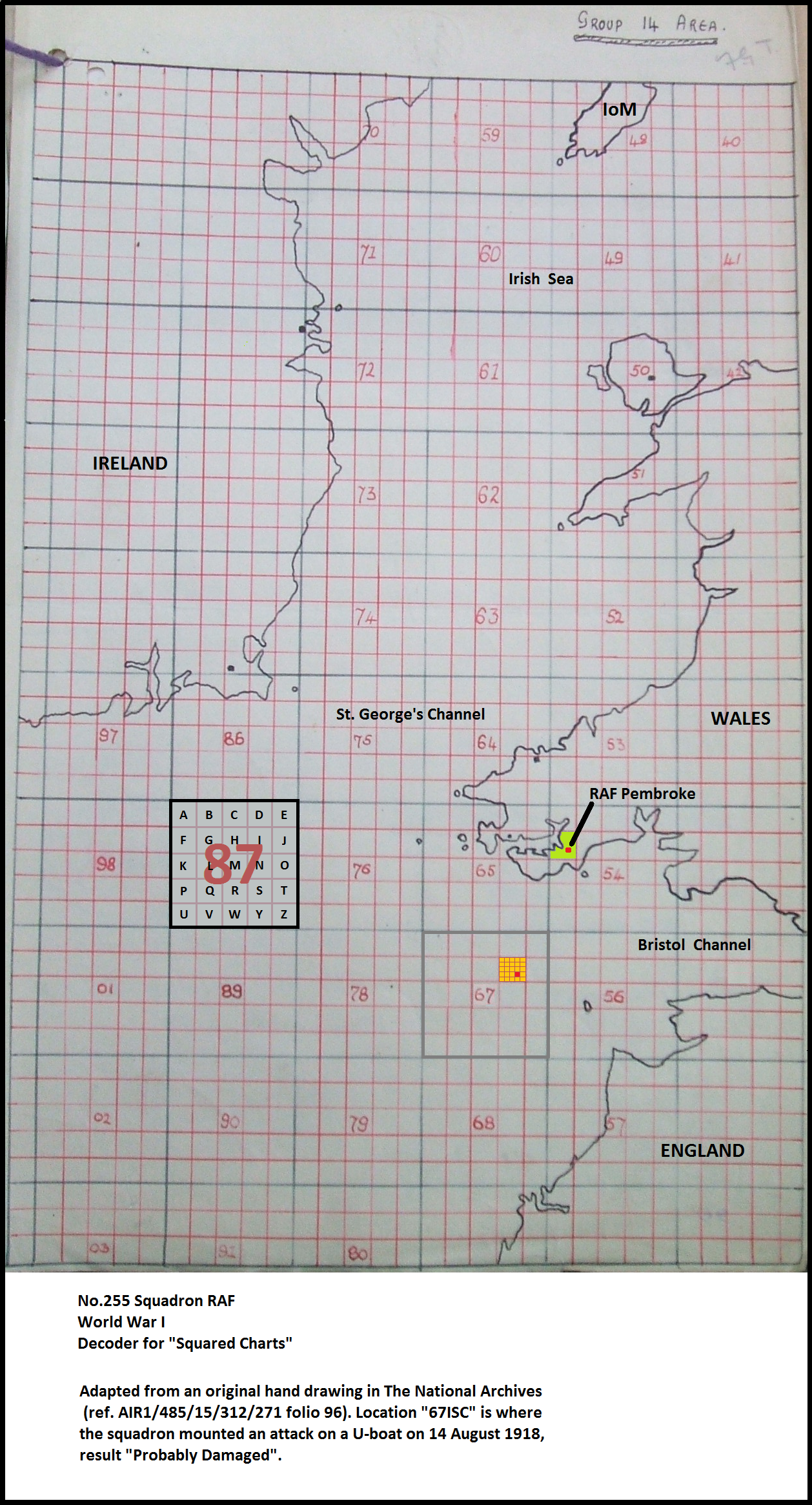 Squared Chart Decoding Crib - Example