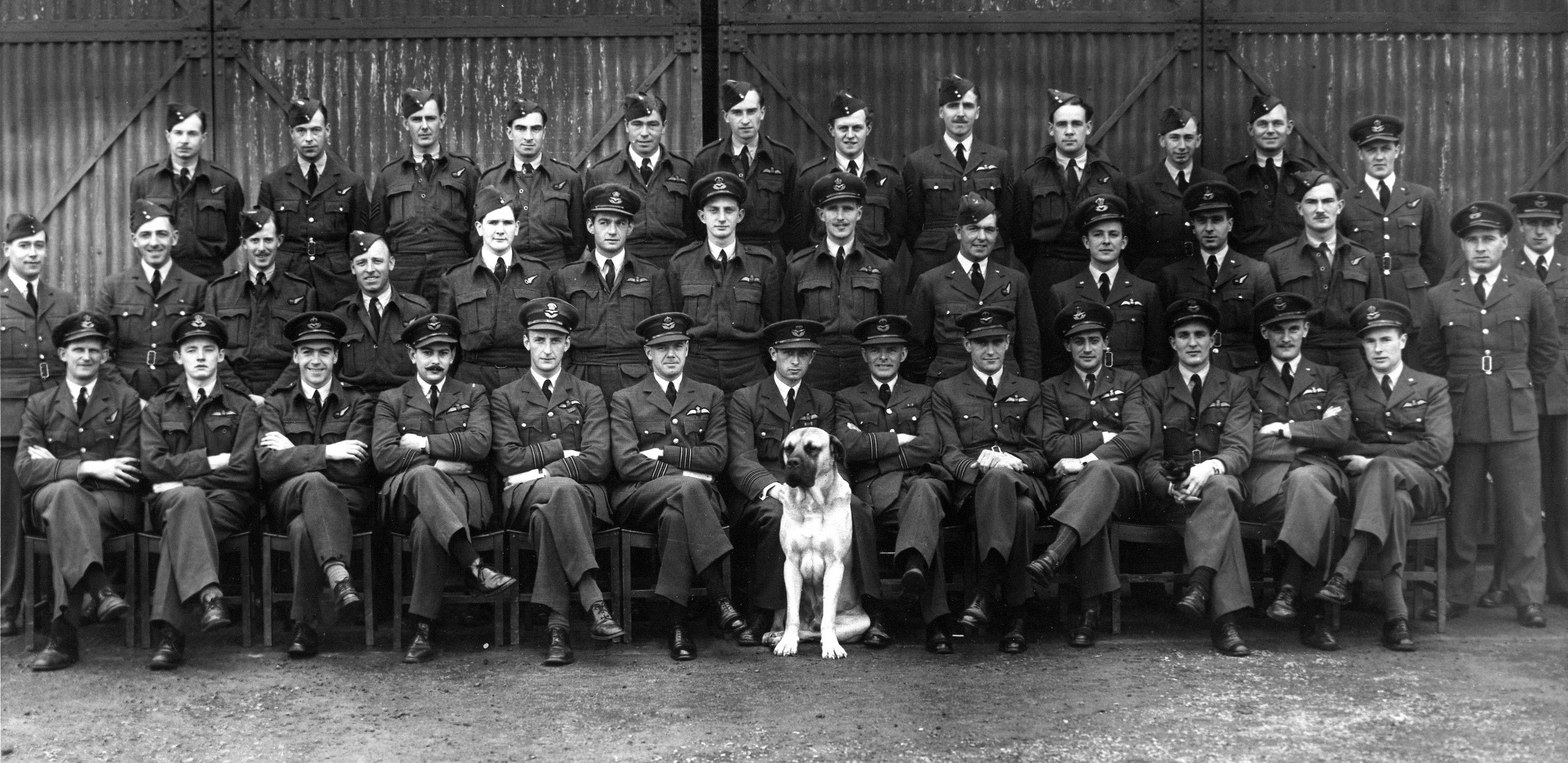 No.255 Squadron Officers and Aircrew, circa 16.July.1942