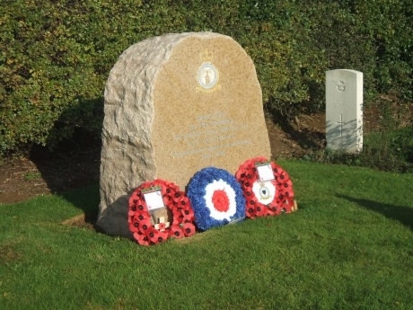 The Coltishall Remembrance Stone at Scottow.