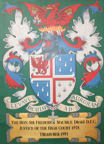 Coat-of-Arms of the late Sir Maurice Drake, DFC